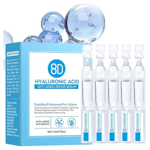 Anti-Aging Face Serum with Peptides & Ceramides, Deep Hydration & Firming for All Skin Types (15 x 1.5ml Ampoules) | Wrinkle-Reducing, Vegan, Sensitive Skin Sa