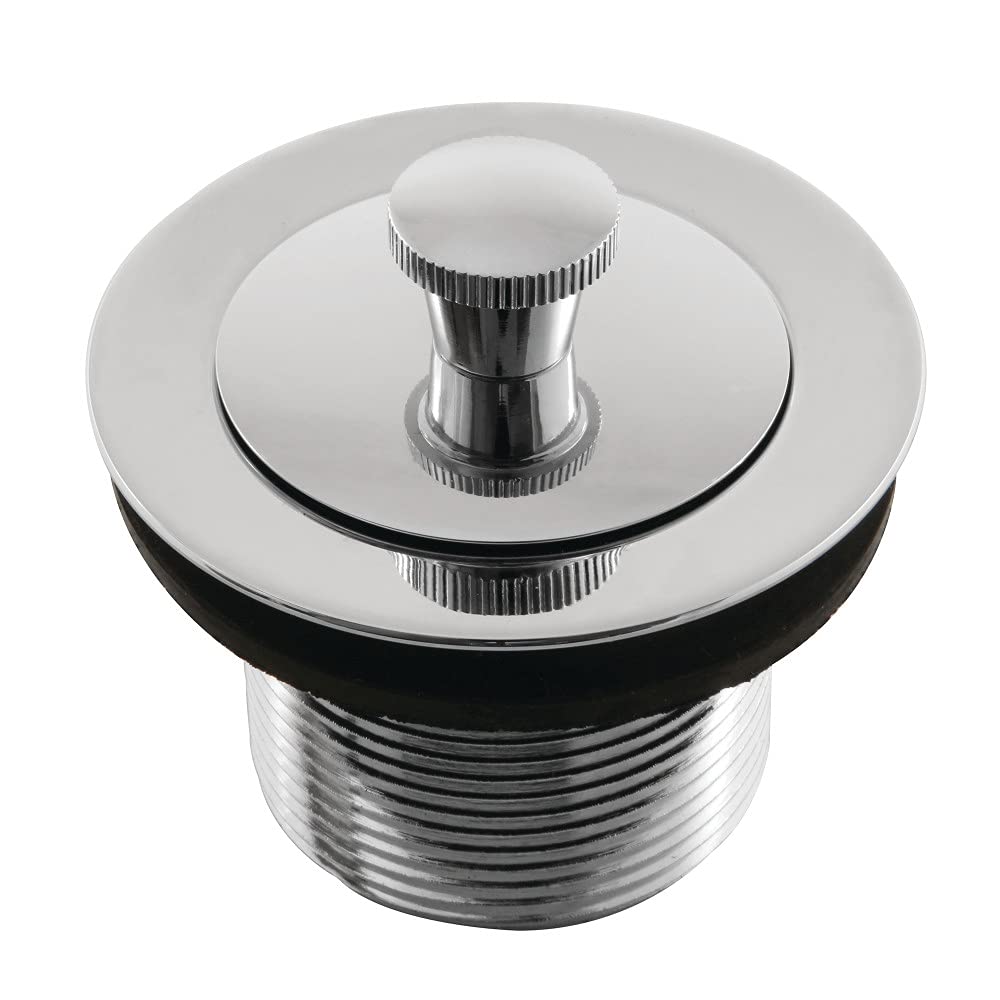 Tub drain lift and turn Kingston Brass DLL211 en chrome poli pour vidage baignoire