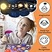 BLAZPATH Solar System Wooden Puzzle Toy Model for Kid 3-5, Toddler Montessori Movable Planet Name Board Game, Outer Space Themed Imaginary Sensory Play Gift, Preschool Science Stem Learning Activity