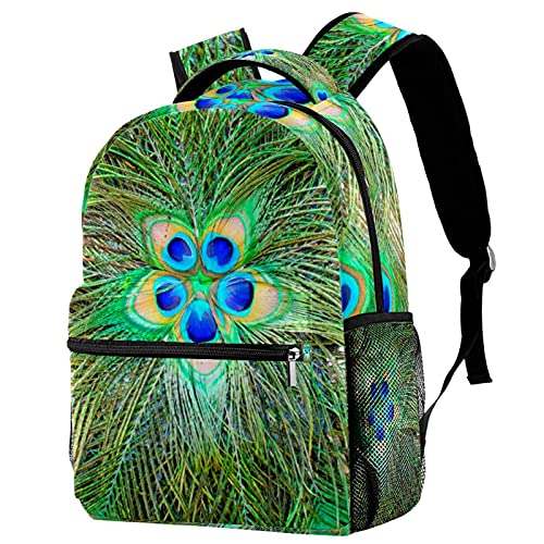 Mochila para portátil con estampado de pavo real ideal para tus viajes de fin de semana