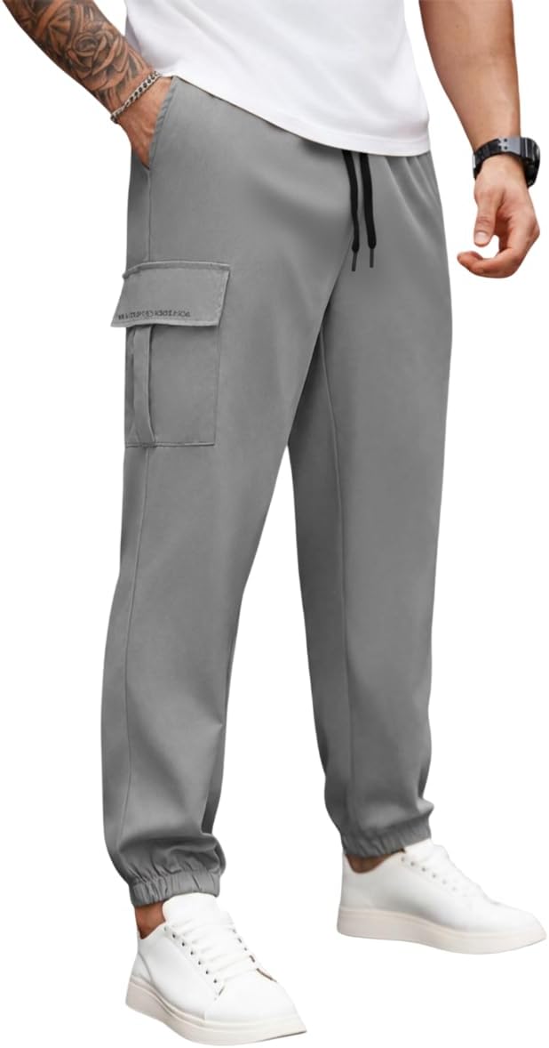 Men's Track Pants|Cargo Pants|Cargo Jogger Stretchable Sports Gym Running Pants |Casual Loungewear
