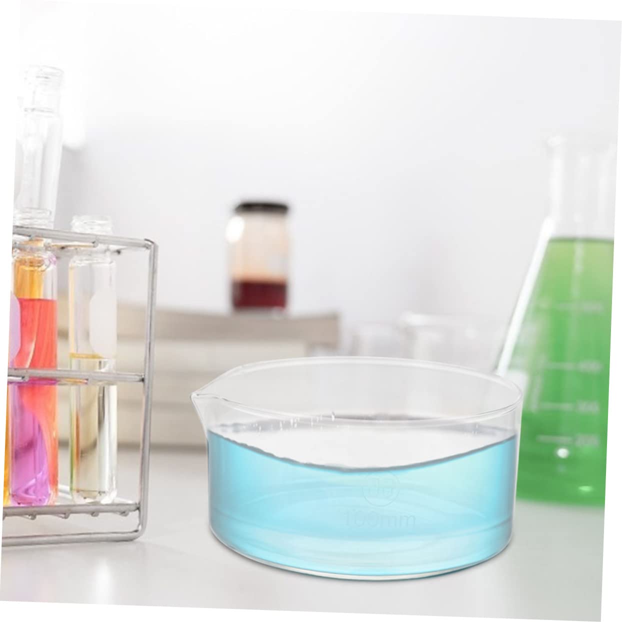MAGICLULU Laboratory Glass Dish Crystallizing Supplies Heat-Resistant Evaporation Dish Clear Tool