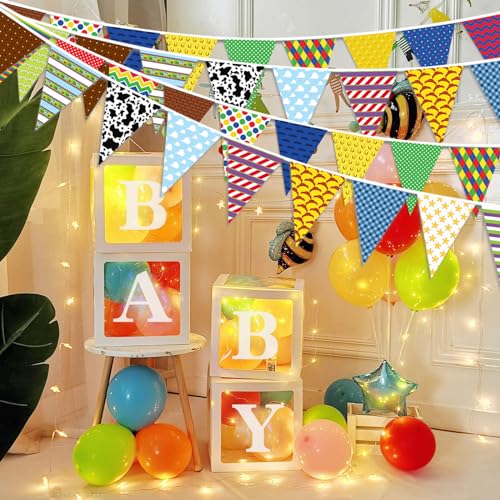 Image of Fabric Pennant Banner for Toy and Story Themed Birthday Party Decorations, Toy Inspired Story Party Decorations and Supplies, Birthday Yard Sign