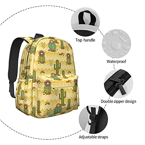 Ordinateur portable géométrique bien rangé dans ce grand sac à dos cactus - 5