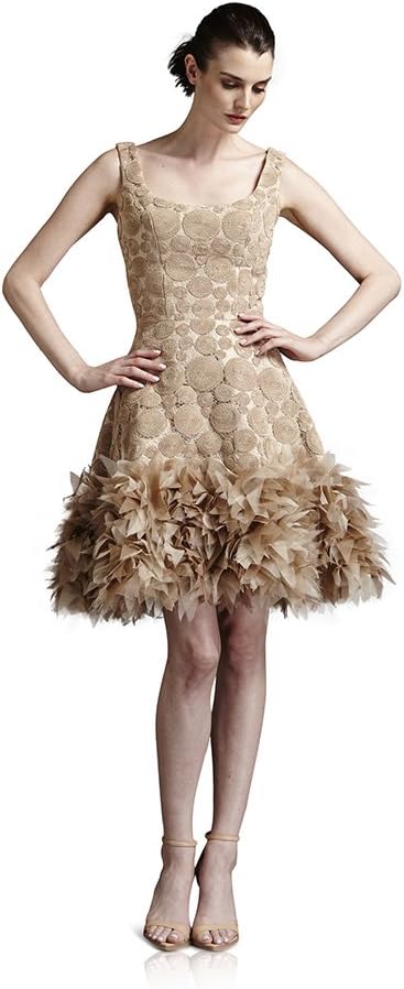 Fabiola Arias Women's Vinyl Raffia Cocktail Dress