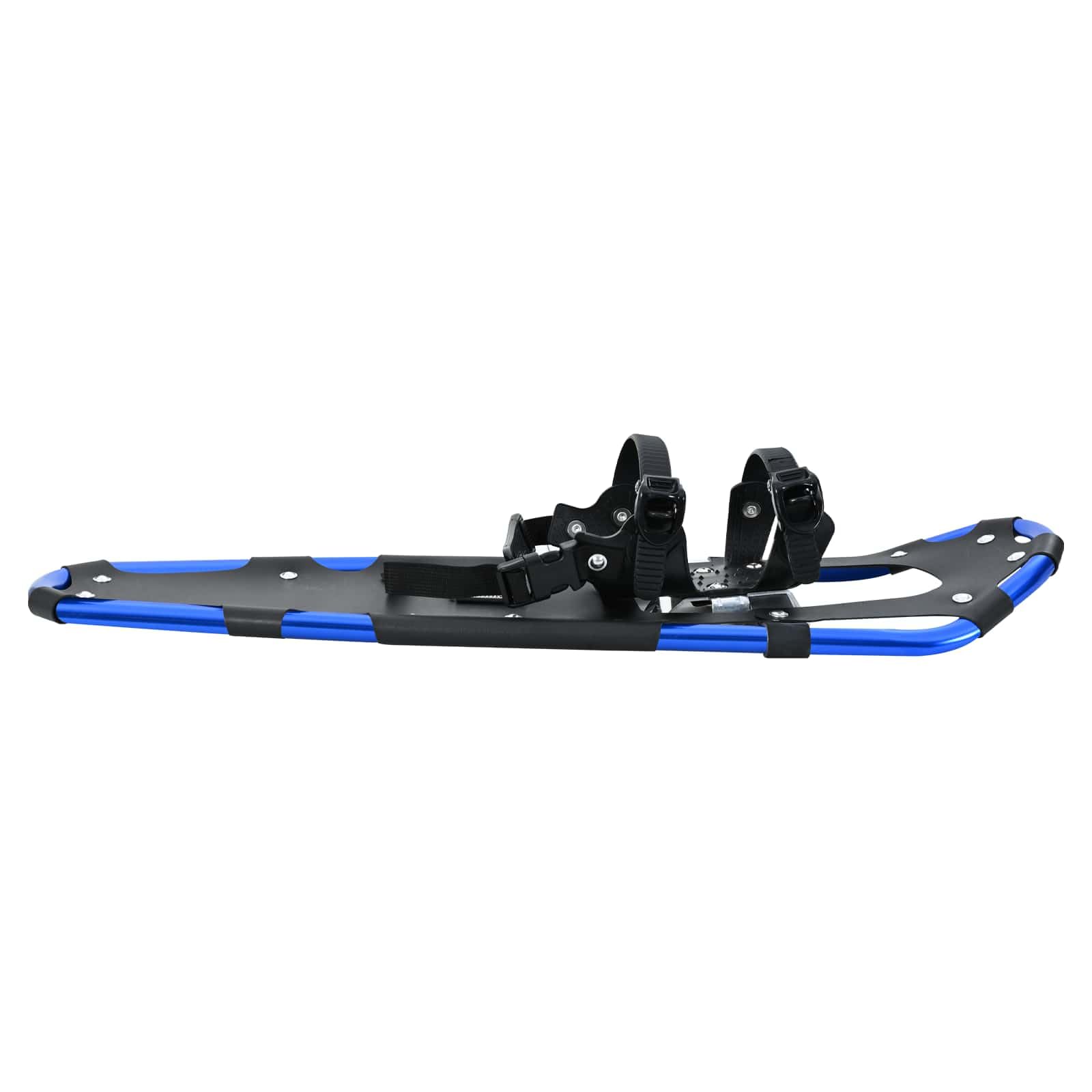 Racchette da neve per uomo e donna, 78,5 x 22 cm, set di racchette da neve regolabili con sistema a cricchetto, telaio in alluminio leggero con borsa per il trasporto