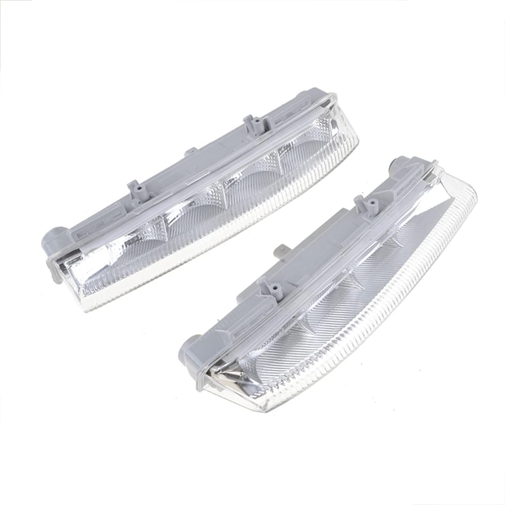 1 Para 12V Samochód LED Światła do jazdy dziennej DRL Pasuje do M-erce-des-B-enz Class C W204 W212 R172, akcesoria samochodowe numer części A2049068900, A2049069000