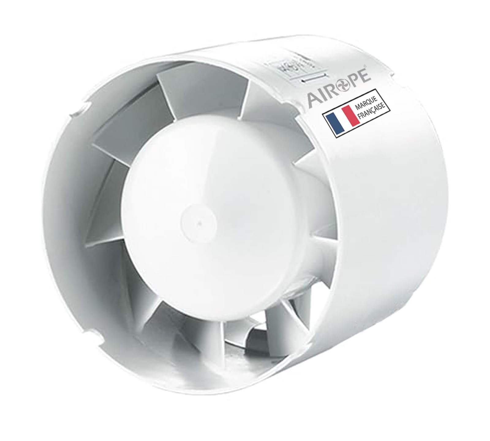 BA- 100 mm Estrattore Assiale,Ventilatore In linea Alta Qualità,Molto Silenzioso,Basso Consumo, per Bagno,WC, Cucina, Ufficio,Tenda, Serra,Garage
