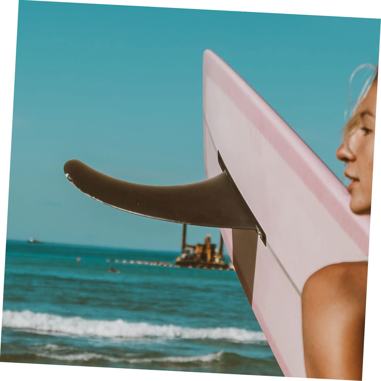 TOYANDONA 2piezas Aletas Tabla Paddle Surf Quillas Inflables Repuesto para Tablas Suministro Surf Estabilidad