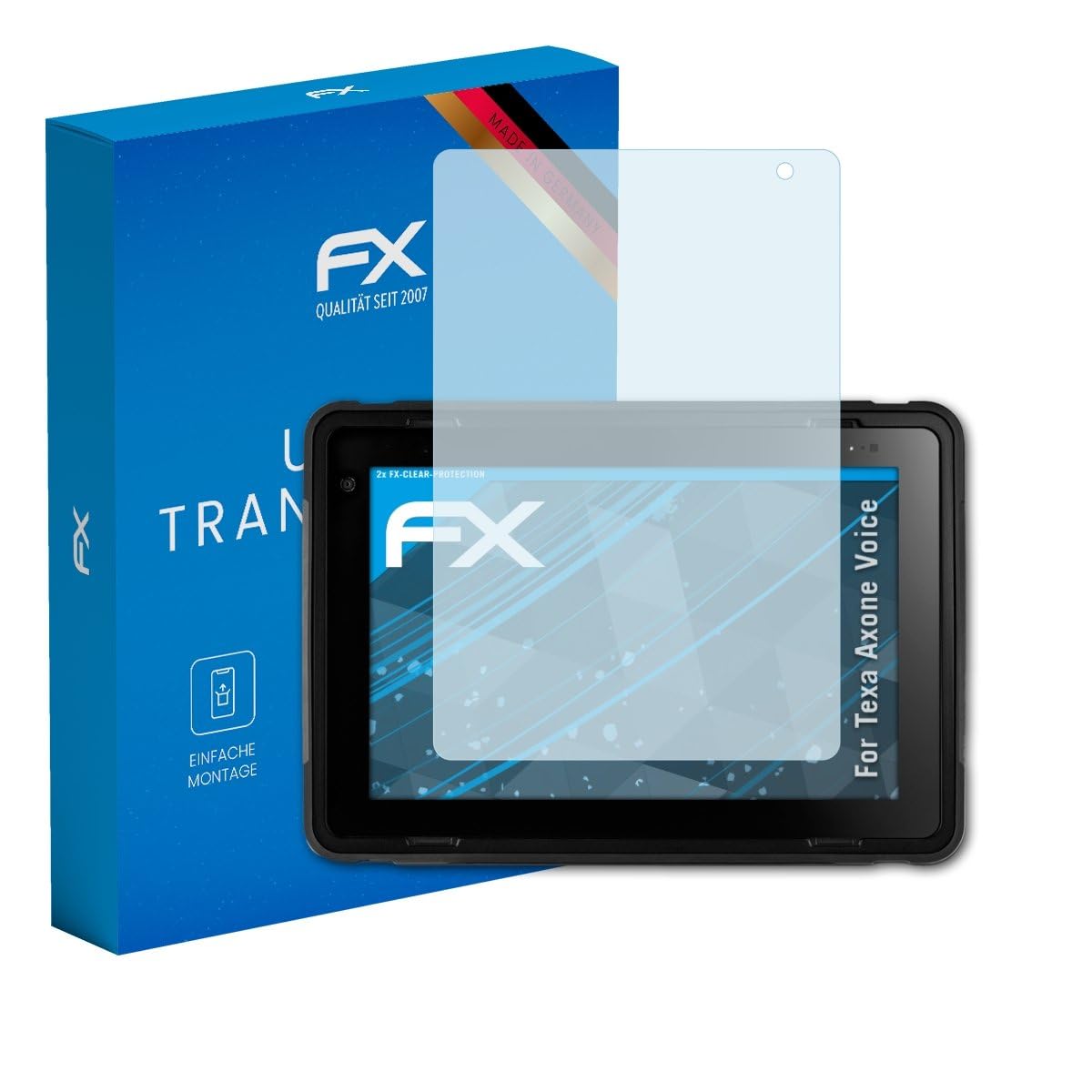 atFoliX Screen Protection Film compatible with Texa Axone Voice Screen Protector, ultra-clear FX Protective Film (2X)
