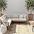 nuLOOM 7' x 9' Outdoor Tribal Geometric Area Rug, Stain Resistant, Weather Resistant, High Traffic, Patio, Balcony, Outside, Light Brown