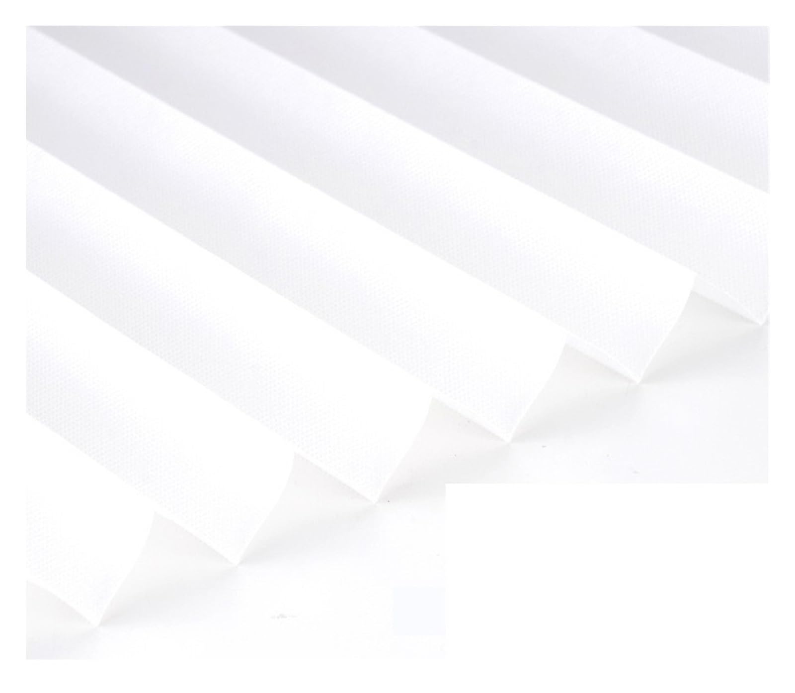 Self Adhesive Blinds Self-Adhesive Pleated Blind High Shading Non-Woven Window Shade Bathroom Kitchen Balcony Blackout Curtain(Semi shading white,60x180cm)