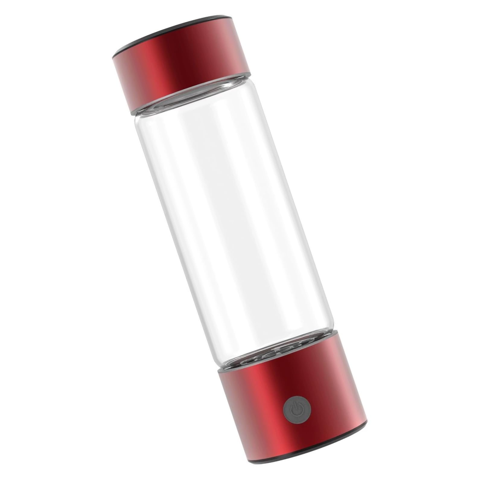 Alomejor Hydrierte Wasserflasche 460 Ml SPE PEM-Technologie für Energie und Flüssigkeitszufuhr Unterwegs (Rot)