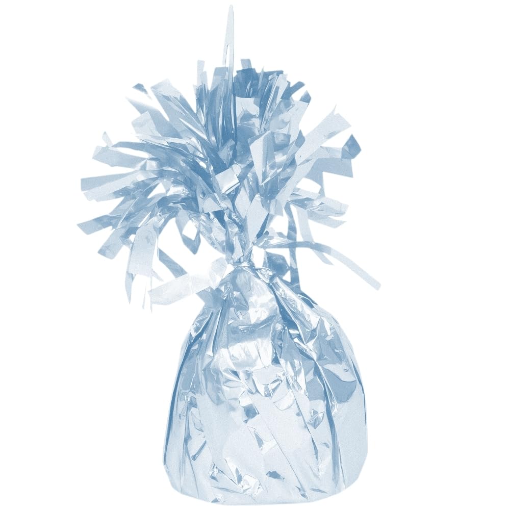 White Foil Balloon Weight (5cm x 13cm) 1 Count - Stylish & Durable Accessory for Party Decorations & Events โ image 1