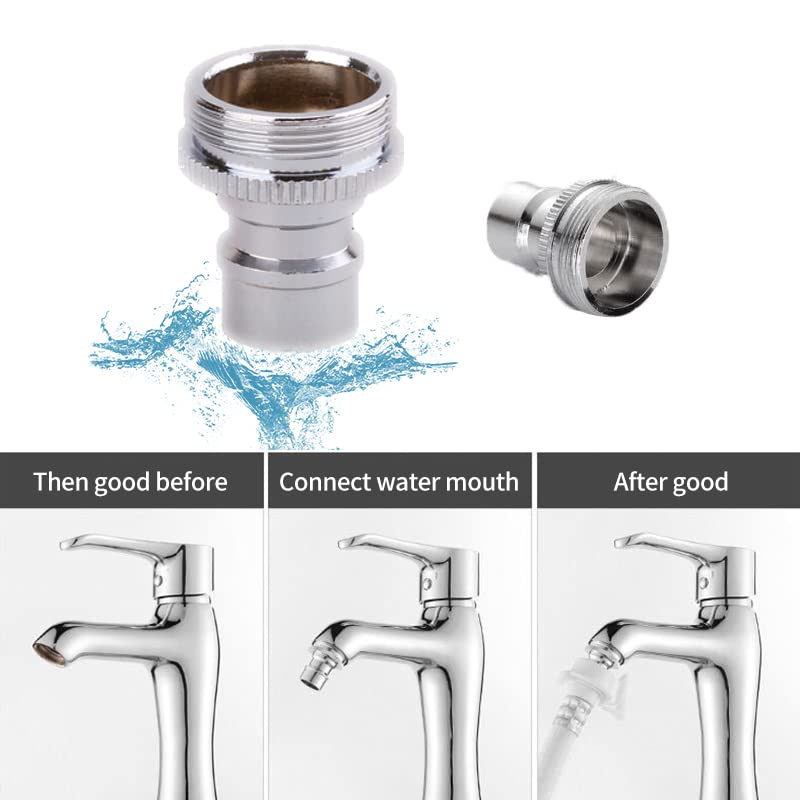 Honseadek Schnappkupplungsadapter - Garten Schlauch Adapter Für Waschmaschinen