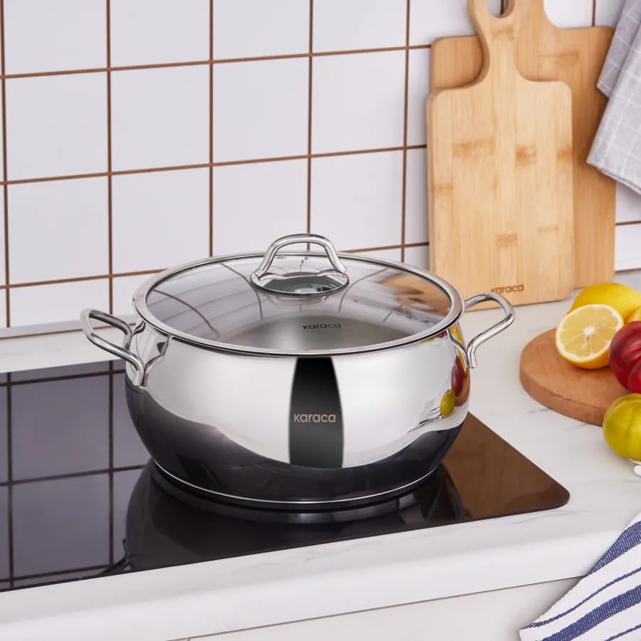 Pot en acier Karaca Emirgan 26 cm pour réussir vos cuissons sans attacher