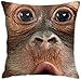 Produktbild Felsiago quadratische Kissenbezüge Decken 18 x 18 großes Gesicht Baby Orang-Utan gedruckt Twin Seiten Kissenbezüge anpassen extra weiche Throw Pillow Cover