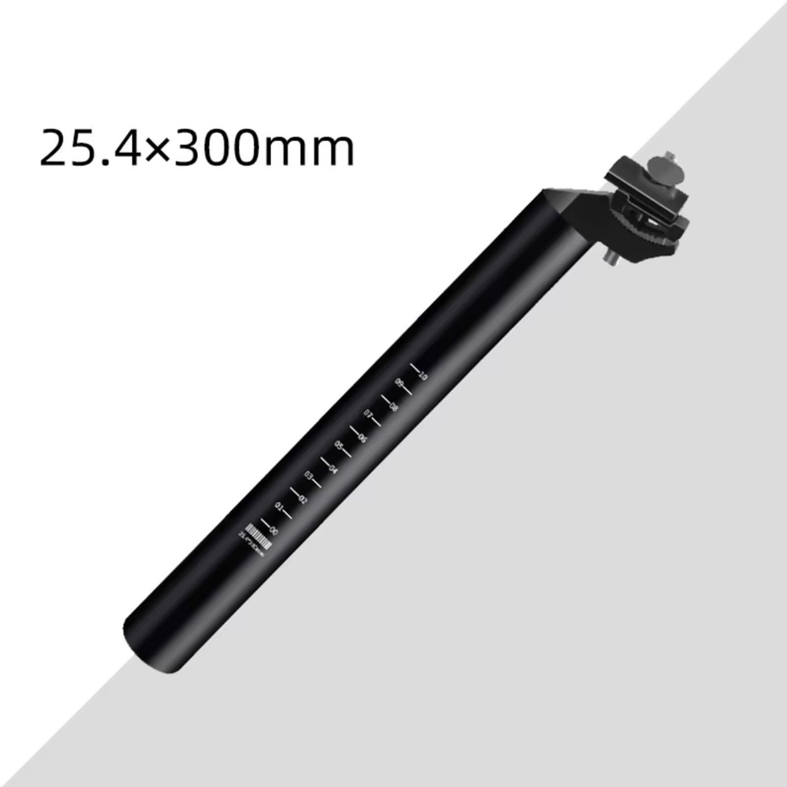 Reggisella per Bici, Reggisella per Bicicletta, Parti di Lunghezza 300 mm Accessori Robusti Asta del Tubo Sella per Bici da Strada di Montagna