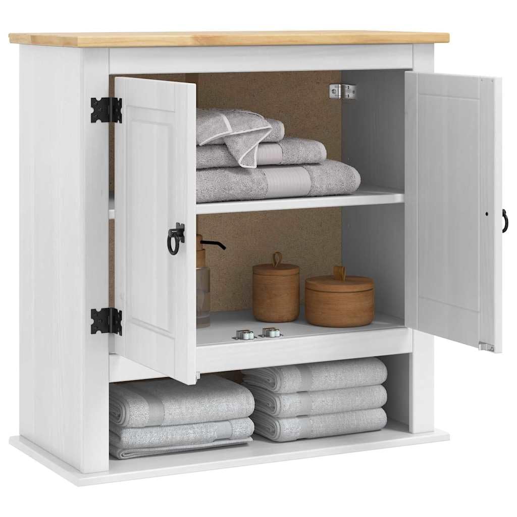 vidaXL Mueble Colgante Corona Blanco 70 x 33 x 71,5 cm
