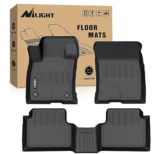 Nilight TPE Floor Mats for Ford Bronco Sport 4-Door 2021 2022 2023 2024 2025 2026 All Weather Custom Fit Heavy Duty Floor Liners