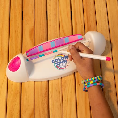 El fabricante de pulseras FabLab Colourspin que no necesita enhebrar
