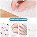200PCS Cabinet Bumpers Clear Rubber Bumpers Self Adhesive, Soft Close Cabinet Door Bumper Dots, Sound Dampening Cupboard Door Bumpers Pads for Kitchen Drawers, Picture Frames, Furniture