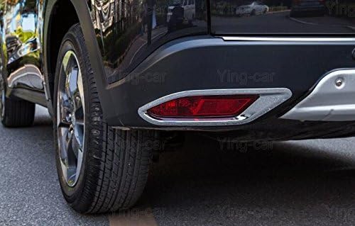 2Pcs Chrome Rear Fog Light Lamp Frame Cover Trim Strip for Honda HRV HR-V 2016 2017 2018