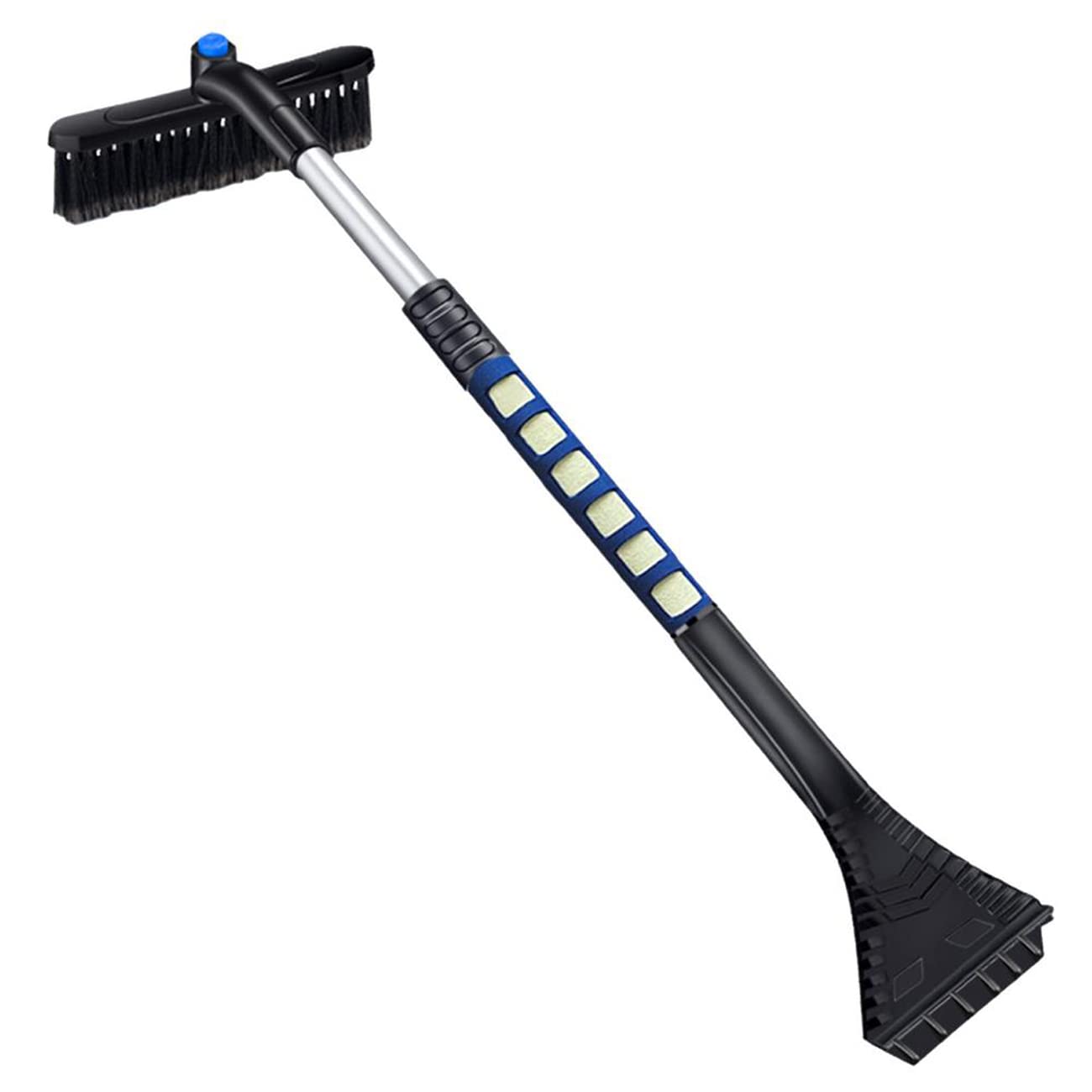 Pelle à Neige 3 en 1 pour Voiture, grattoir à Glace Extensible et Brosse à Neige avec tête de Brosse rotative à 360° pour Camion SUV