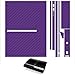 Decooo.be-vinilo de carbono 3D-skin autoadhesivo para Playstation 3 PS3 Fat, color morado