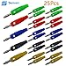 Produktbild Senven 25pcs Beruf 4mm banana adapter Bananen Lautsprecher, 4mm lautsprecher-terminal, 4 mm Stecker Audio-Kabel Lautsprecher (Typ A) - 5 Farben