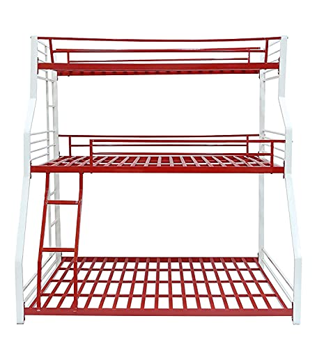 Image of Double Metal Bunk Bed Without Storage -(Glossy Multi)