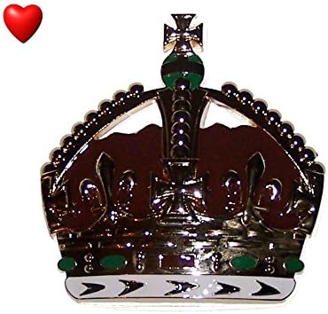 OSHIRoyal King Crown Emblem Desk Paperweight Birthday Valentine Anniversary Gift XO