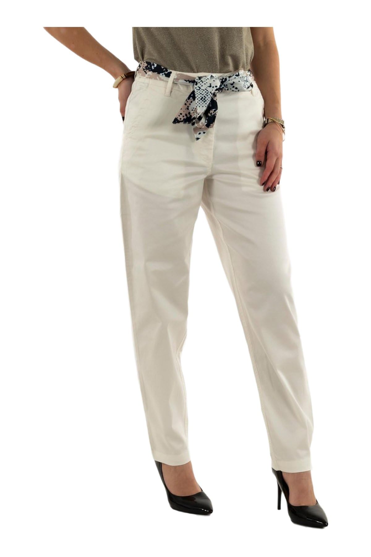 Pantalon femme Kaporal Vader boot cut kaki en Lyocell taille M classique