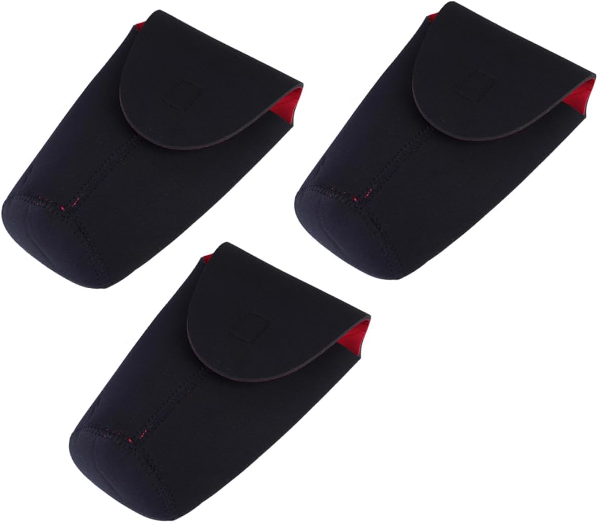 Tofficu 3 Pezzi Obiettivi Fotografici Sacche Protettive Neoprene Spesso Impermeabili e per Fotocamere e Accessori Colori