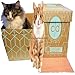 Cats Desire - 4 Trays, Disposable Litter Boxes for Cats - Litter Box, Fits Large Cats - Water Resistant Cat Litter Box - Made in USA, 19