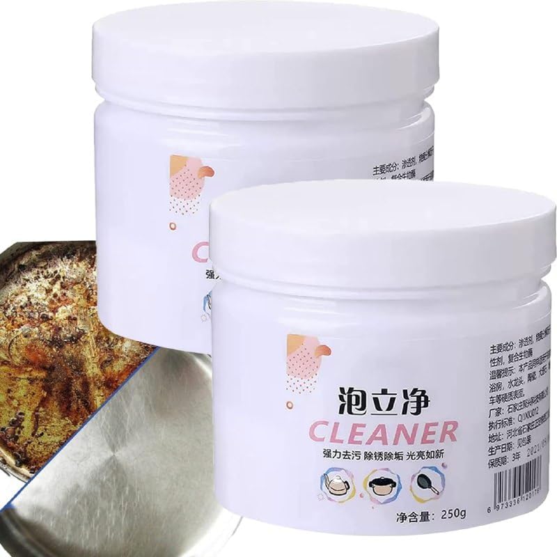 Deckline® Rust Remover Kitchen All-Purpose Cleaning Powder Multi-purpose Foam Cleaner Rust Remover Soak to Clean Greasy Dirt Kitchenware Cleaning Agent Kitchen Cleaning Foam (Pack Of 2) (B0DFLYQ15S) Amazon Price History, Amazon Price Tracker