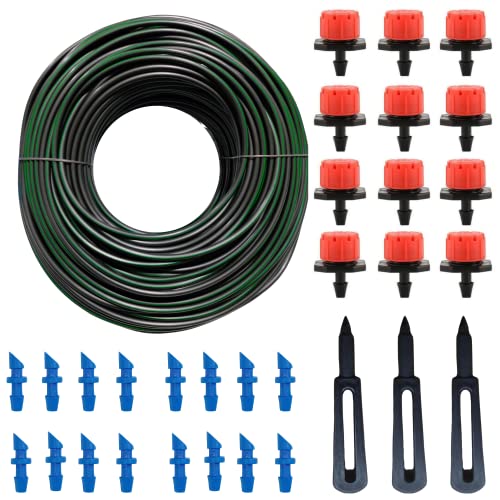Image of Grassland- 4mm Micro Tube Feeder line Pipe Pin Connectors Punch Tool Dripper Sprinklers 1 /4 Inch Emitters Drip Irrigation Kits Accessories lateral Fitting