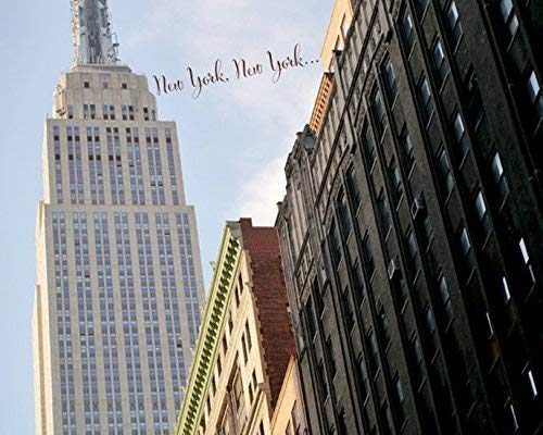New York Wall Art, New York City Photography Print, Empire State Building, Manhattan NYC Architecture Art, Loft Wall Decor, New York Typography