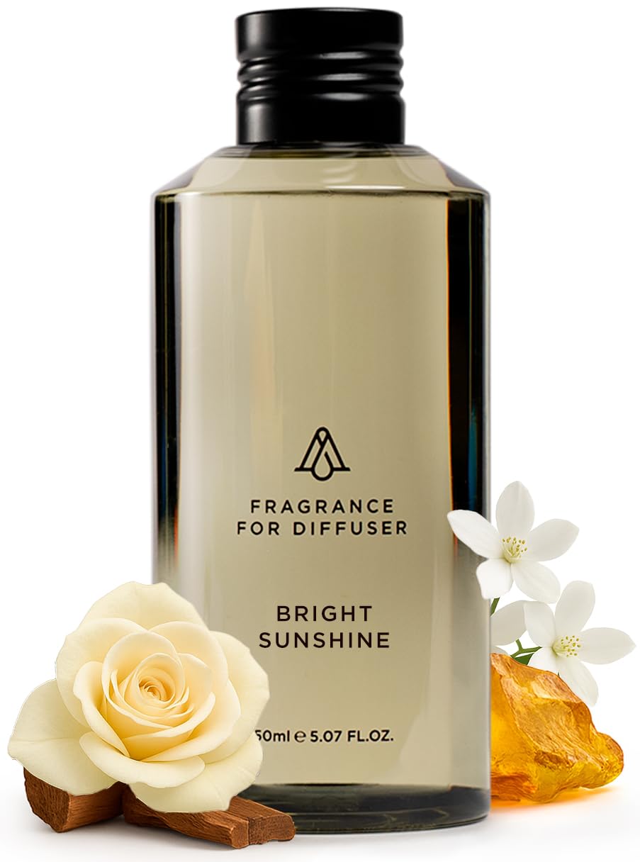AromaPlan Hotel Scents Bright Sunshine 5 Fl Oz (148ml), Home Luxury Aroma & Hotel Fragrance Diffuser Oil- Hotel Diffuser Oil for Aromatherapy- USA