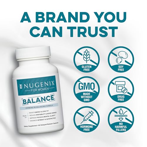Nugenix for Women Balance - Hormone Balance for Women, Boost Energy, Improve Focus & Mental Clarity, Restore Hormonal Balance, Menopause, Ashwagandha KSM-66, Turmeric, Vitamin D, DIM, 60 Count - Image 5