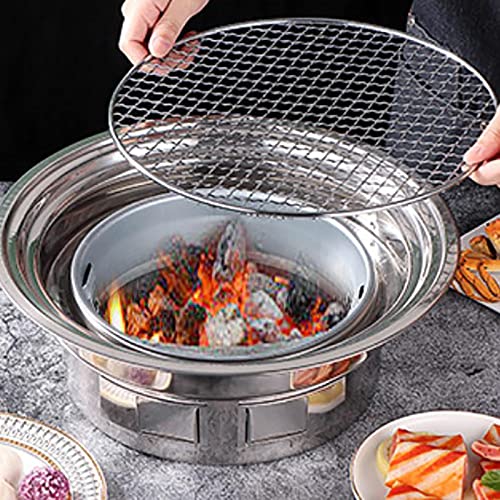 Grill per barbecue con griglia, barbecue portatile stufa giapponese a carbone/piastra per barbecue per uso domestico