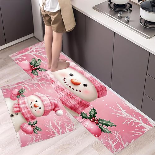Alfombrillas de cocina de pintura al oleo juego elegante duradero 4