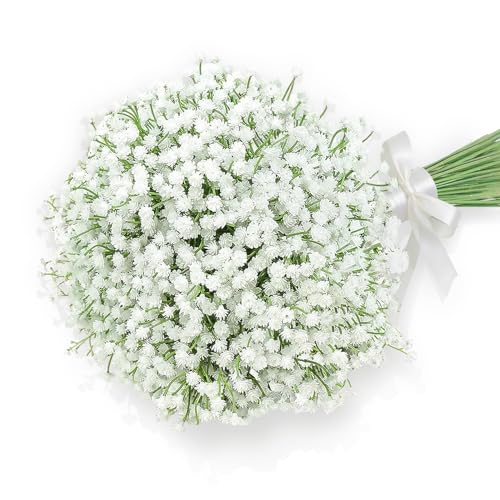 DEEMEI 15 PCS Babys Breath Artificial Flowers Fake...