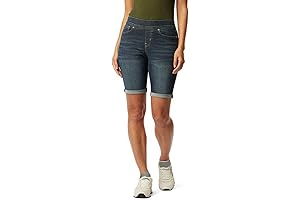 Levi's Signature Gold Label Women's Totally Shaping High-Rise Pull-On Bermuda Shorts