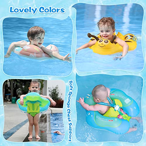 image for Free Swimming Baby Inflatable Baby Pool Float Ring Newest Bumble Bee S