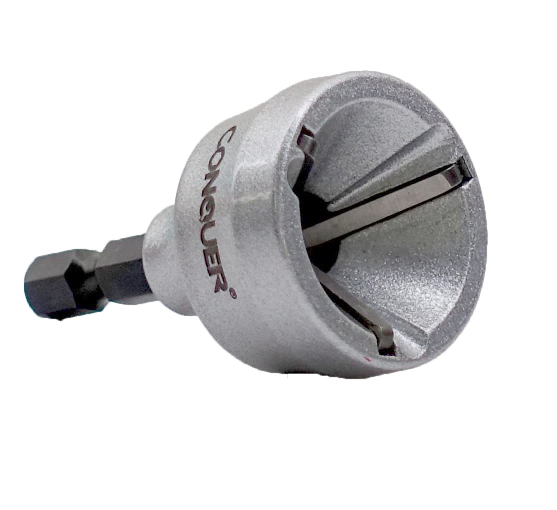 CONQUER Tools Deburring External Chamfer Tool, HSS Blade, Deburring Drill Bit, Remove Burr Tools
