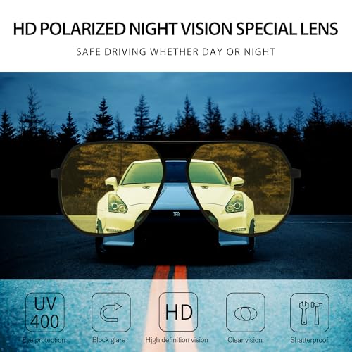 Image of SUNGAIT Polygon Aviator Sunglasses for Men Polarized Trendy Square Sun Glasses Retro Pilot Shades UV Protection