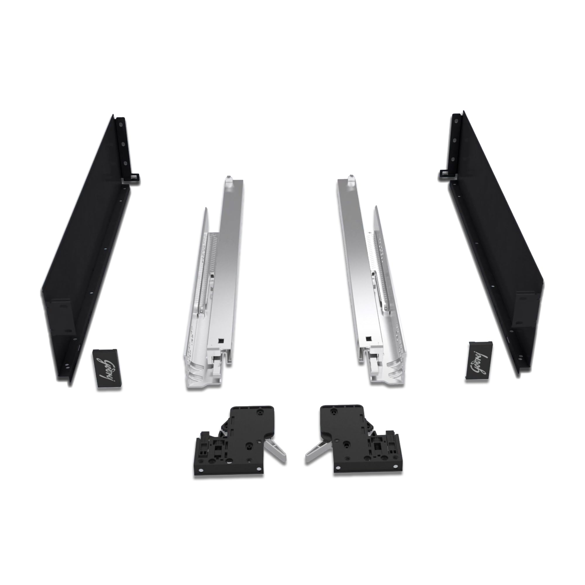 Godrej Slim Drawer Slides - Soft Close & 35kg Load -9 Godrej Slim Drawer Slides - Soft Close & 35kg Load -9