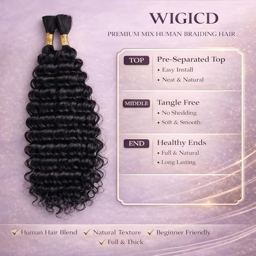 Human Hair Blend For Boho Braids