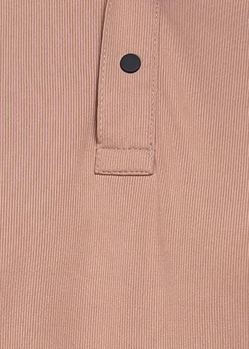 Image of INKKR Men Soild Polo Neck Texture T-Shirt